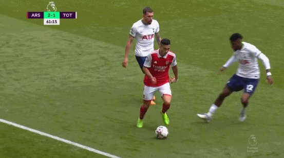 1664628858192055161.gif 中国足彩网-【英超】凯恩扳平热苏斯扎卡破门!枪手3比1十人热刺